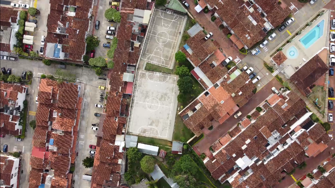 Vista General de la Fundación cultural y deportiva Santa Bárbara (FUCDESBA)