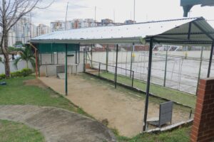Cancha de mini Tejo de la Fundación cultural y deportiva Santa Bárbara (FUCDESBA)